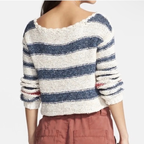 Free People: Anchor Intarsia Knit Sweater - Picture 3 of 8